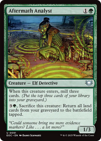 {@@ EOC C} Aftermath Analyst [Edge of Eternities Commander][EOC 091]