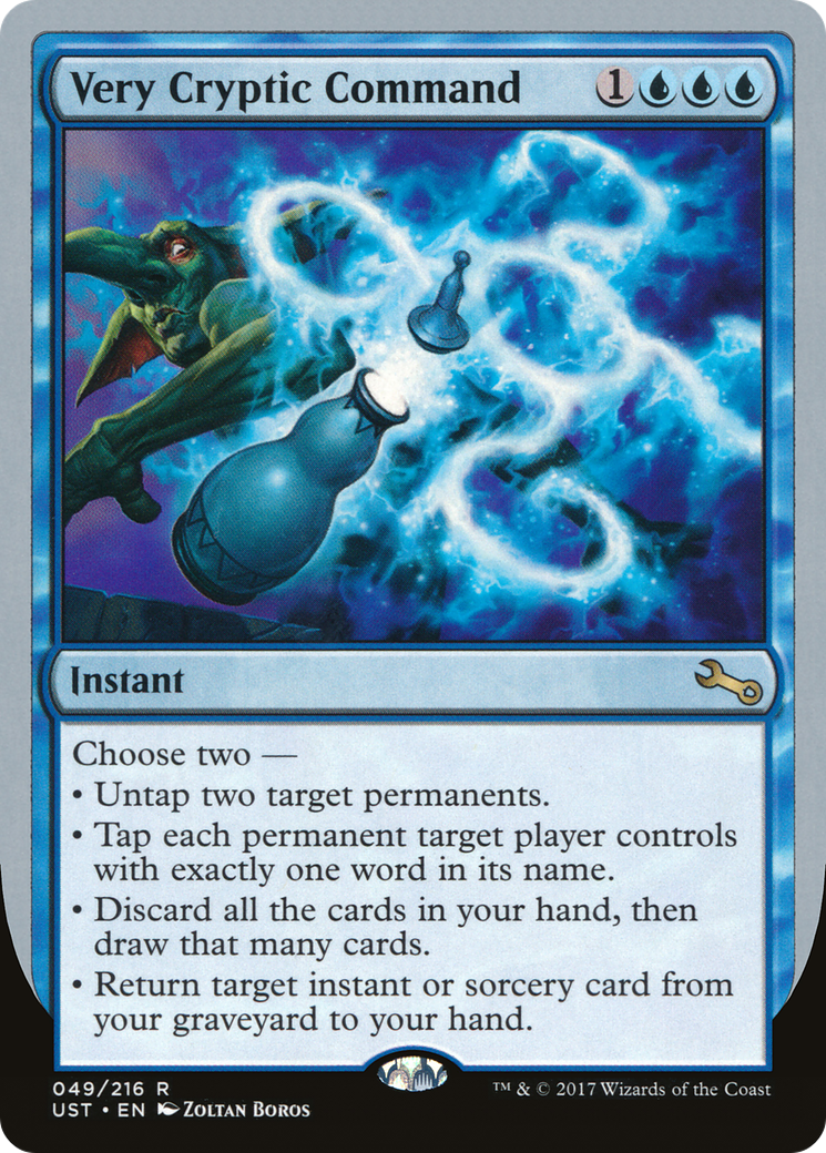 {R} Very Cryptic Command (Untap) [Unstable][UST 49B] - Misty Mountain Games