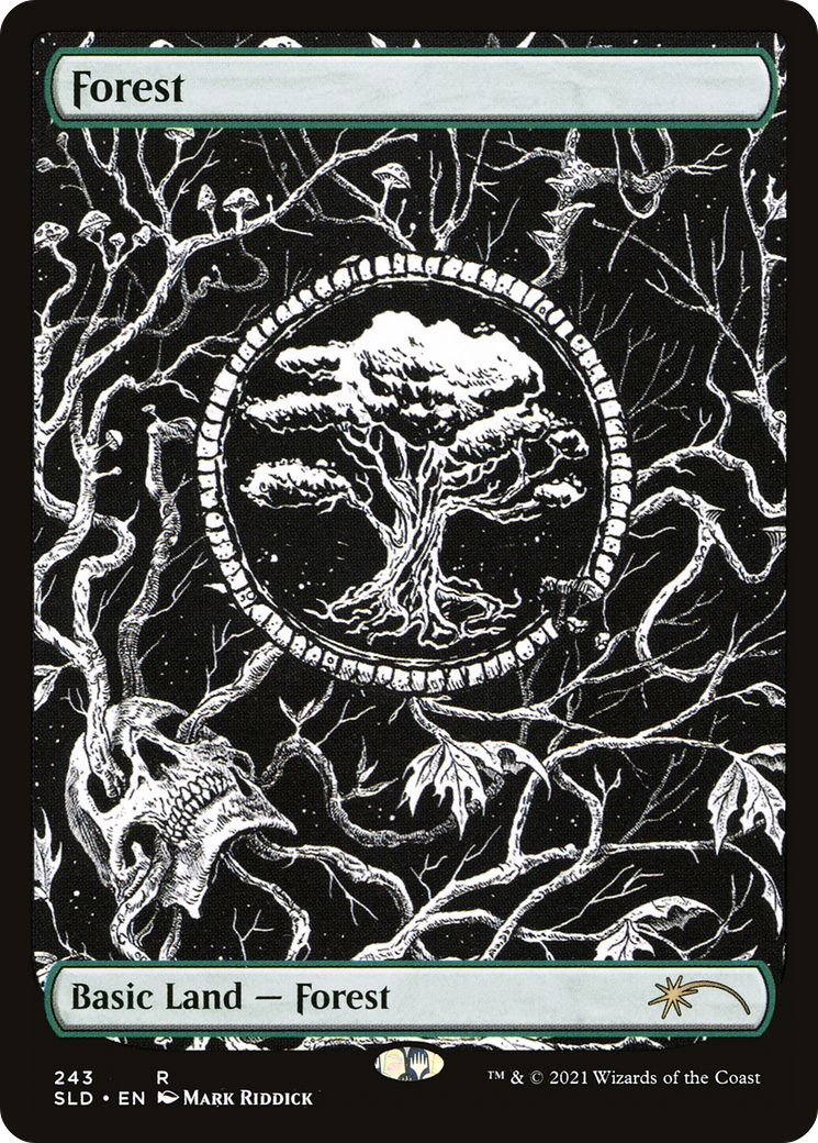 {B}[SLD 243] Forest (Crushing Brutality) [Secret Lair Drop Series]