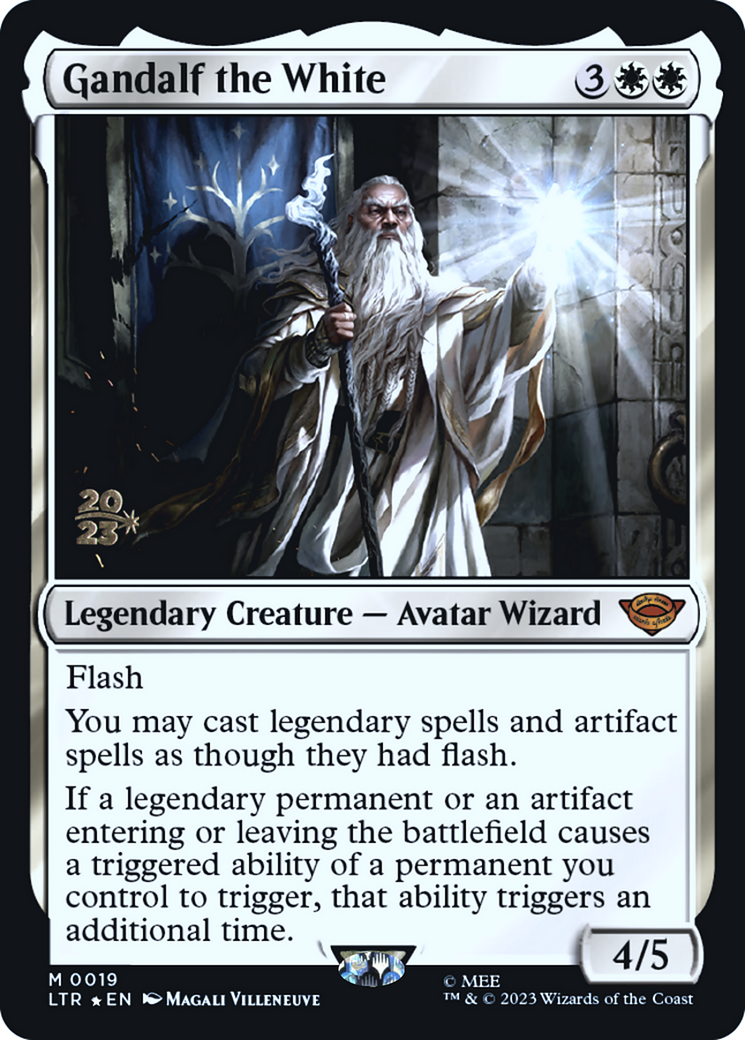 {R} Gandalf the White [The Lord of the Rings: Tales of Middle-Earth Prerelease Promos][PR LTR 019]