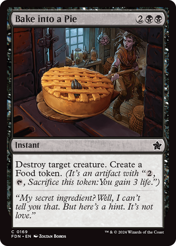 {@C} Bake into a Pie [Foundations][FDN 169]