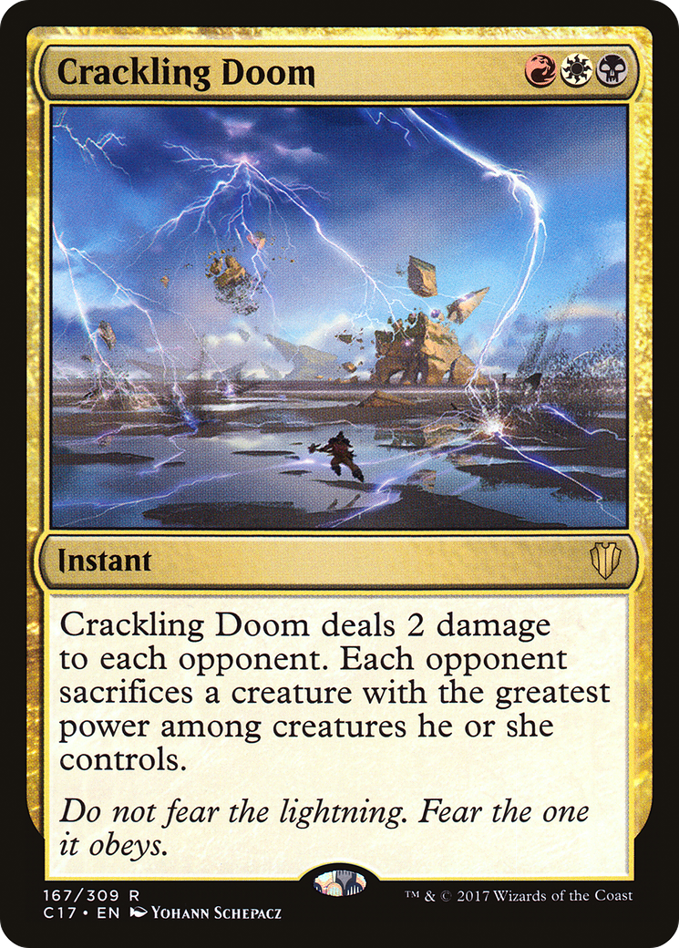 {R} Crackling Doom [Commander 2017][C17 167]