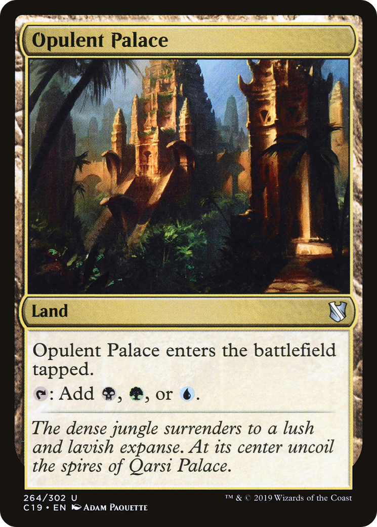{C} Opulent Palace [Commander 2019][C19 264]