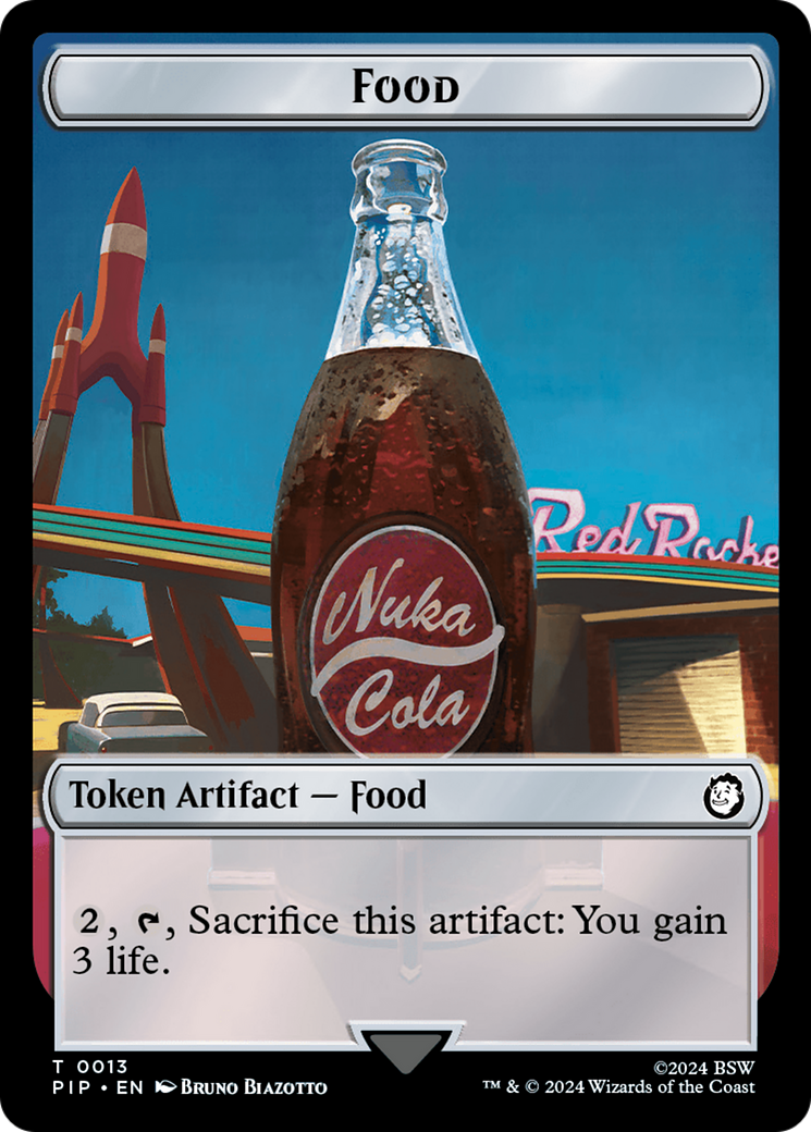 {T} Food (0013) // Human Soldier Double-Sided Token [Fallout Tokens][TPIP 13//3]