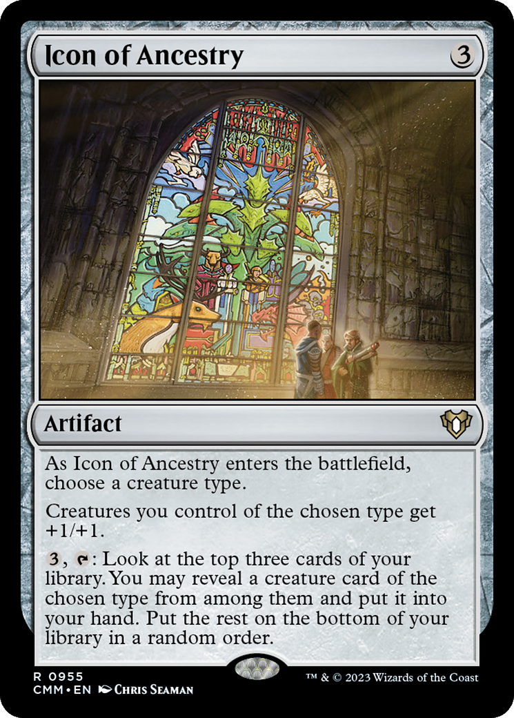 {R} Icon of Ancestry [Commander Masters][CMM 955]