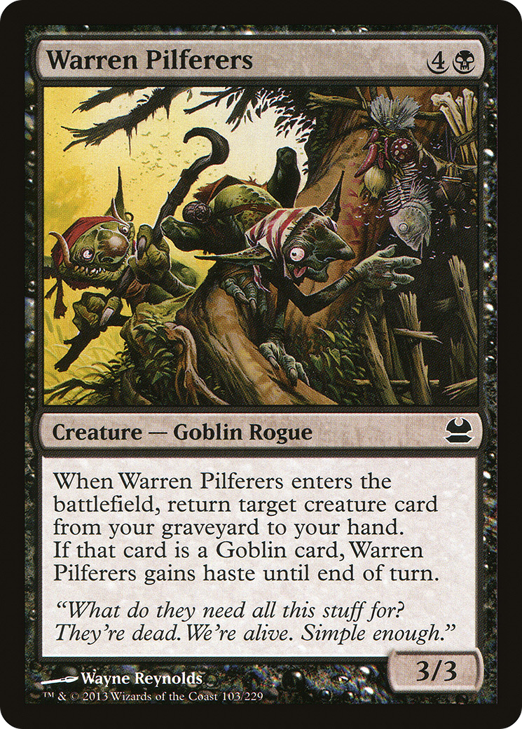 {C} Warren Pilferers [Modern Masters][MMA 103] - Misty Mountain Games