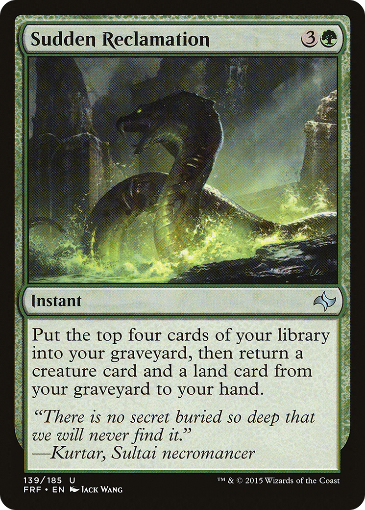 {C} Sudden Reclamation [Fate Reforged][FRF 139] - Misty Mountain Games