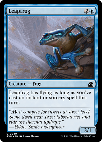 {C} Leapfrog [Ravnica Remastered][RVR 049]