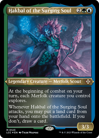 {R} Hakbal of the Surging Soul (Display Commander) [The Lost Caverns of Ixalan Commander][LCC 123]