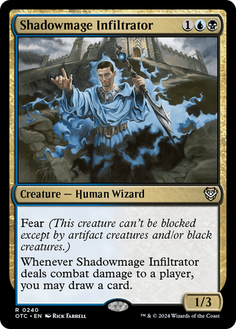 {R} Shadowmage Infiltrator [Outlaws of Thunder Junction Commander][OTC 240]