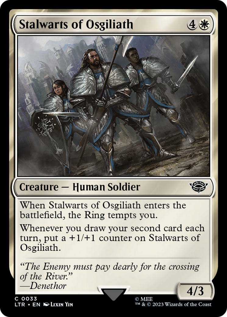 {C} Stalwarts of Osgiliath [The Lord of the Rings: Tales of Middle-Earth][LTR 033]
