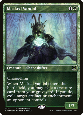 {C} Masked Vandal (Promo Pack) [Kaldheim Promos][PP KHM 405]