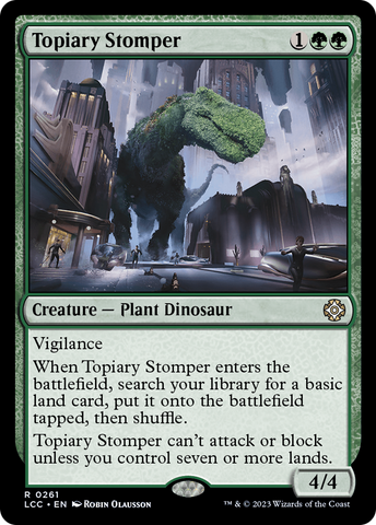 {R} Topiary Stomper [The Lost Caverns of Ixalan Commander][LCC 261]