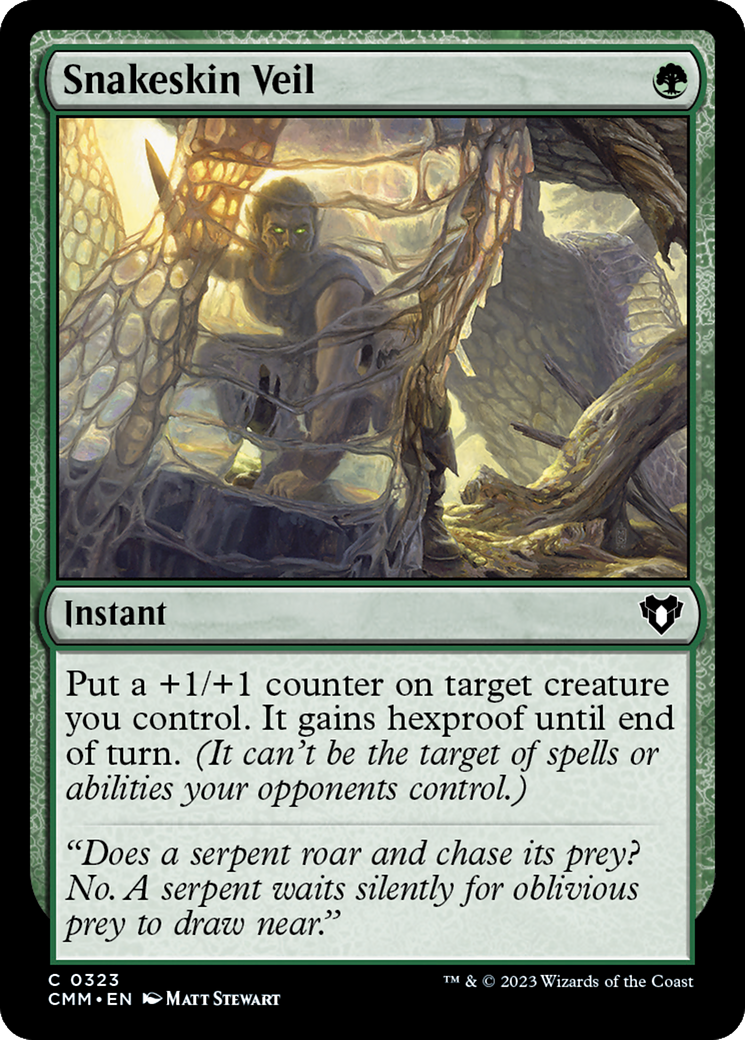 {C} Snakeskin Veil [Commander Masters][CMM 323]