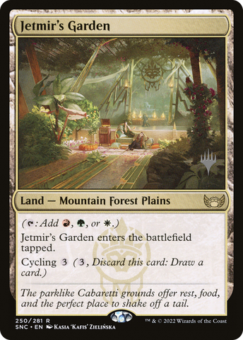 {R} Jetmir's Garden (Promo Pack) [Streets of New Capenna Promos][PP SNC 250]