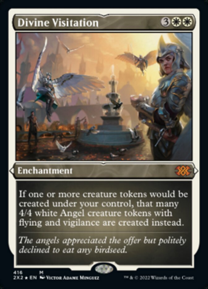 {R} Divine Visitation (Foil Etched) [Double Masters 2022][2X2 416]