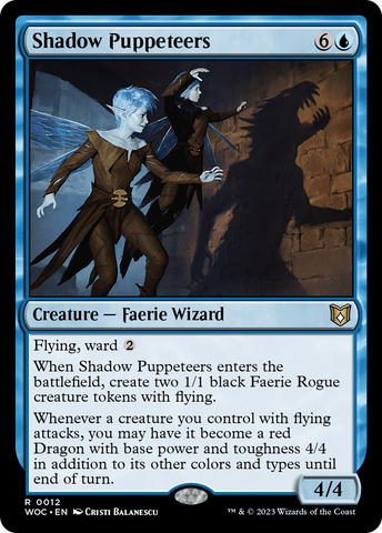 {R} Shadow Puppeteers [Wilds of Eldraine Commander][WOC 012]