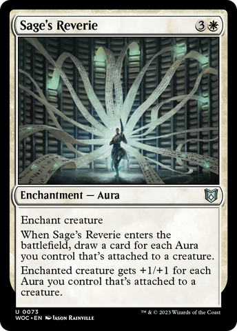 {C} Sage's Reverie [Wilds of Eldraine Commander][WOC 073]