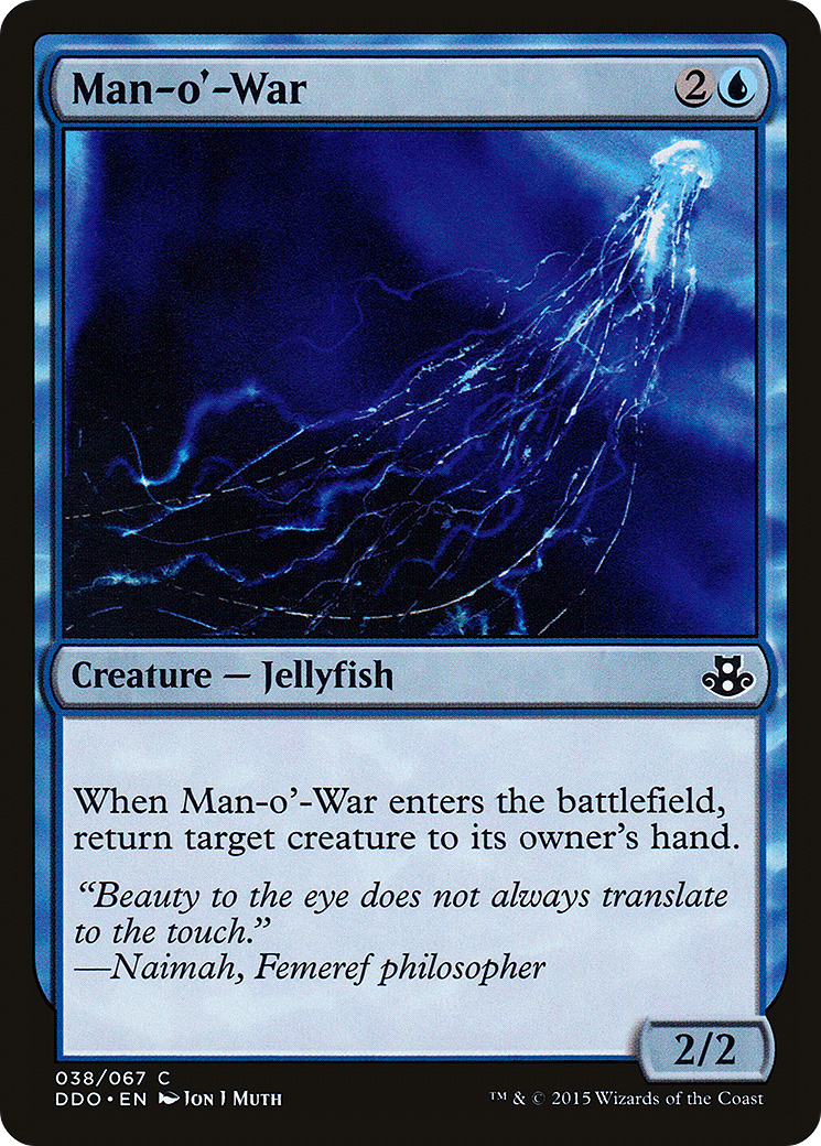 {C} Man-o'-War [Duel Decks: Elspeth vs. Kiora][DDO 038]