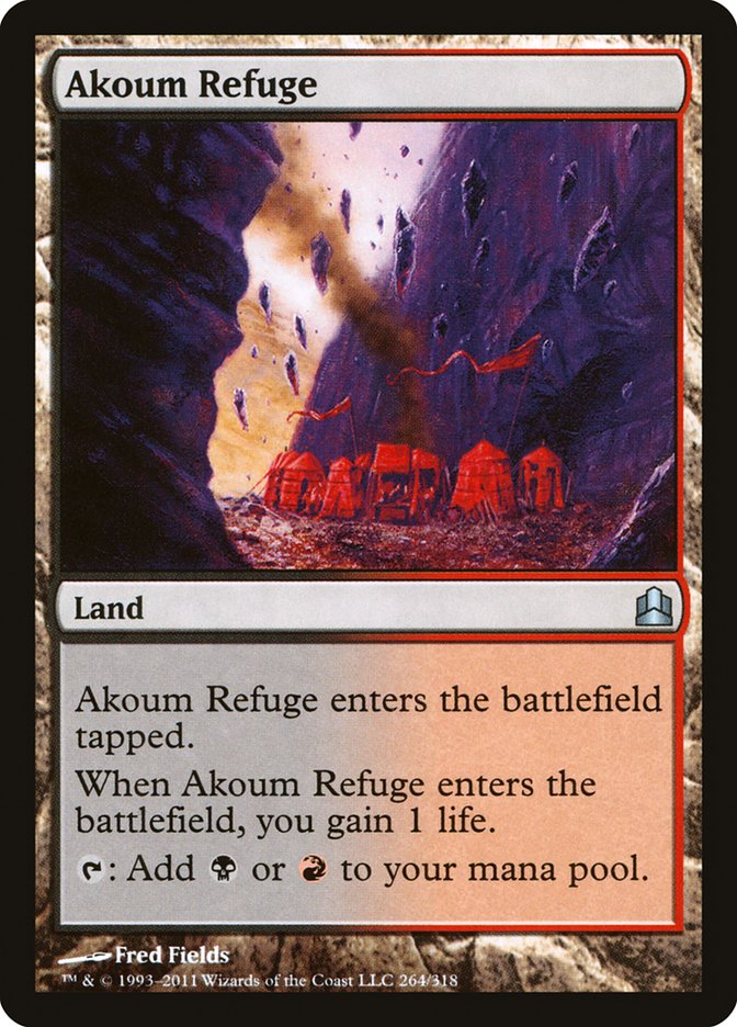 {C} Akoum Refuge [Commander 2011][CMD 264]