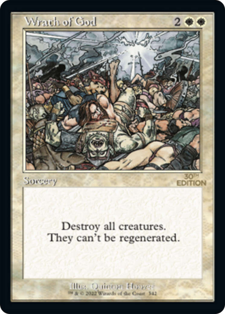 {R} Wrath of God (Retro) [30th Anniversary Edition][30A 342]