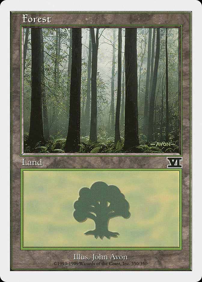 {B}[6ED 350] Forest (350) [Classic Sixth Edition]