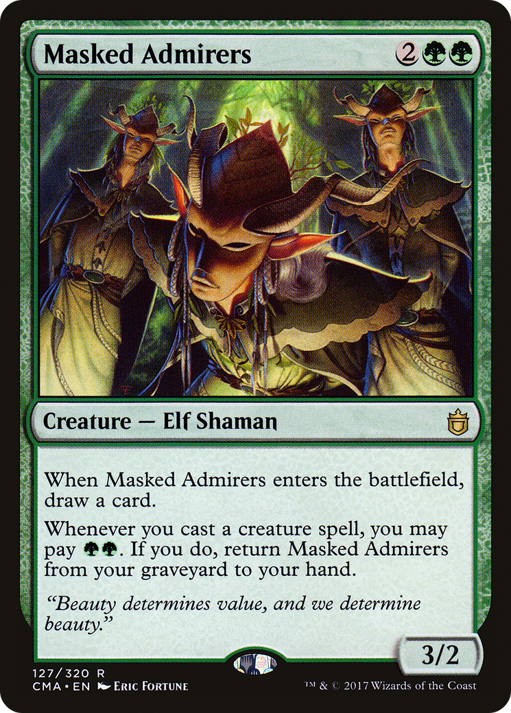 {R} Masked Admirers [Commander Anthology][CMA 127] - Misty Mountain Games