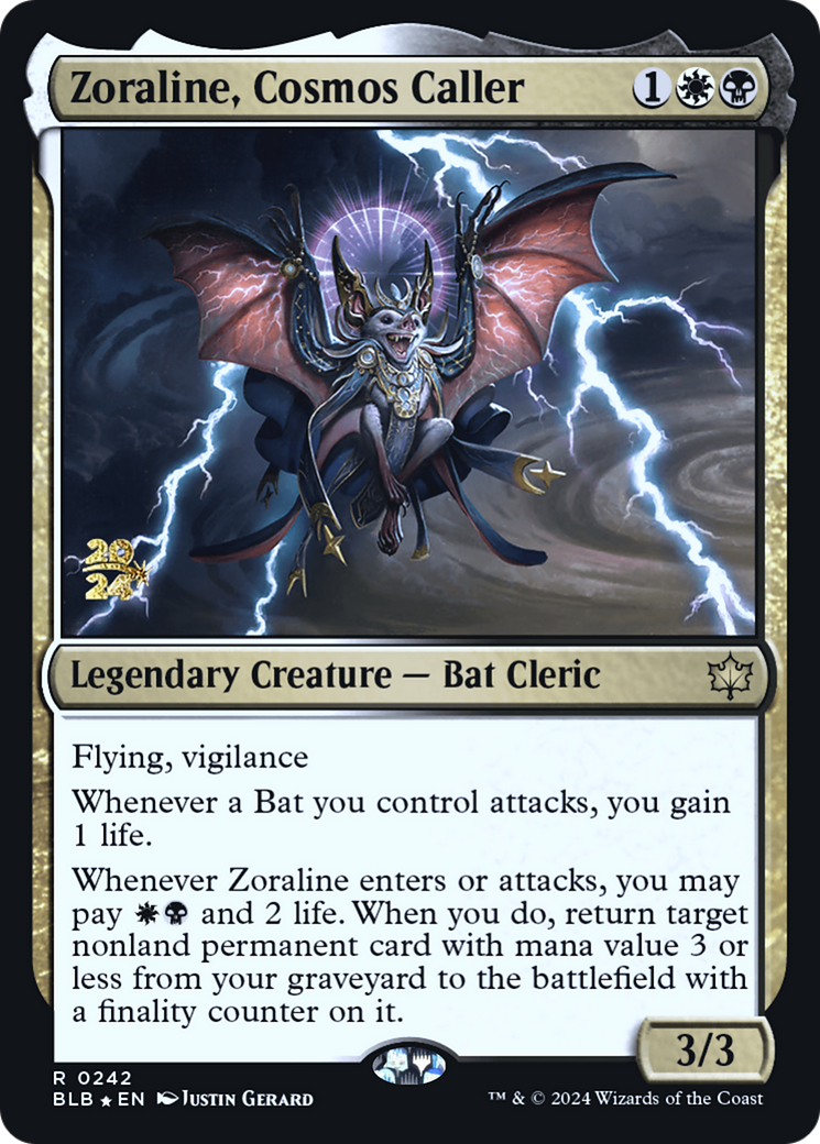 {@R} Zoraline, Cosmos Caller [Bloomburrow Prerelease Promos][PR BLB 242]