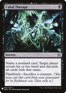 {C} Cabal Therapy [LIST EMA-83]