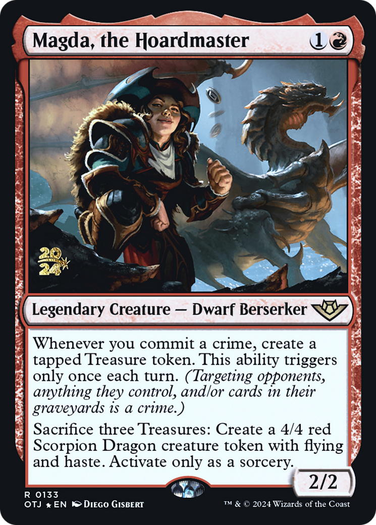 {@R} Magda, the Hoardmaster [Outlaws of Thunder Junction Prerelease Promos][PR OTJ 133]