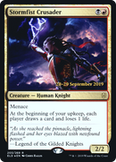 {R} Stormfist Crusader [Throne of Eldraine Prerelease Promos][PR ELD 203]