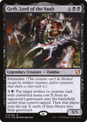 {R} Geth, Lord of the Vault [Commander 2019][C19 114]