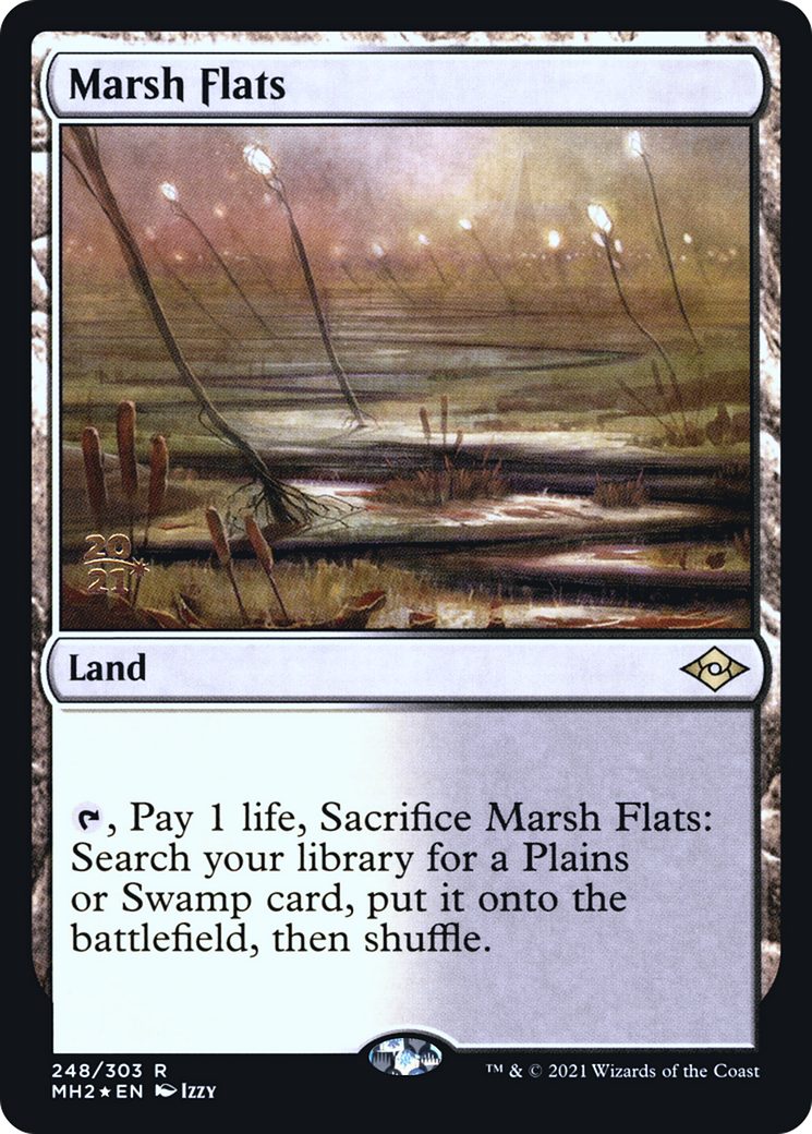 {R} Marsh Flats [Modern Horizons 2 Prerelease Promos][PR MH2 248]