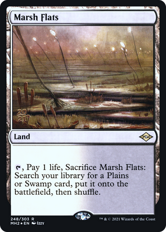 {R} Marsh Flats [Modern Horizons 2 Prerelease Promos][PR MH2 248]
