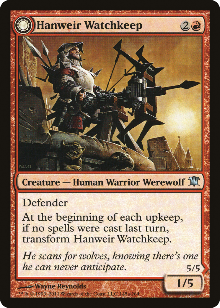 {C} Hanweir Watchkeep // Bane of Hanweir [Innistrad][ISD 145] - Misty Mountain Games