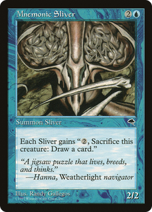{C} Mnemonic Sliver [Tempest][TMP 077]