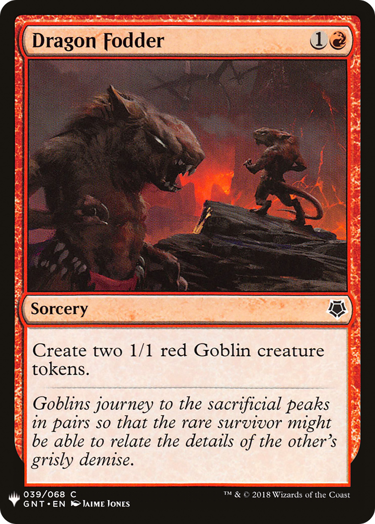 {C} Dragon Fodder [Mystery Booster][LS GNT 039]