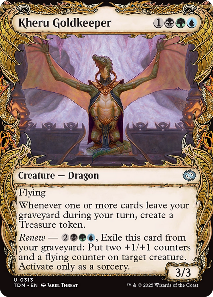 {@C} Kheru Goldkeeper (Showcase) [Tarkir: Dragonstorm][TDM 313]