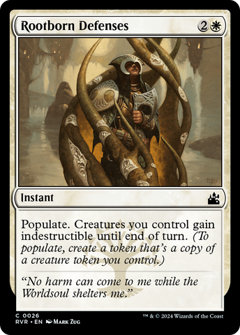 {C} Rootborn Defenses [Ravnica Remastered][RVR 026]