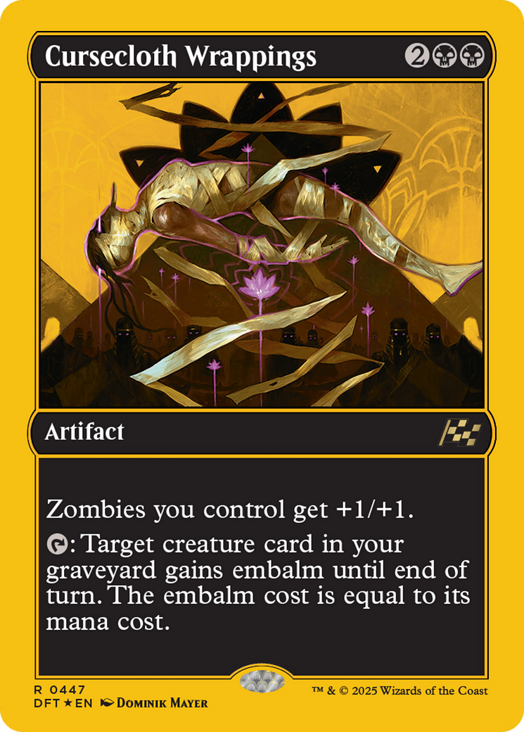 {@R} Cursecloth Wrappings (First-Place Foil) [Aetherdrift][DFT 447]
