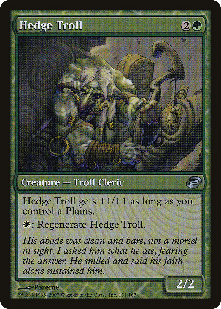 {C} Hedge Troll [Planar Chaos][PLC 151]