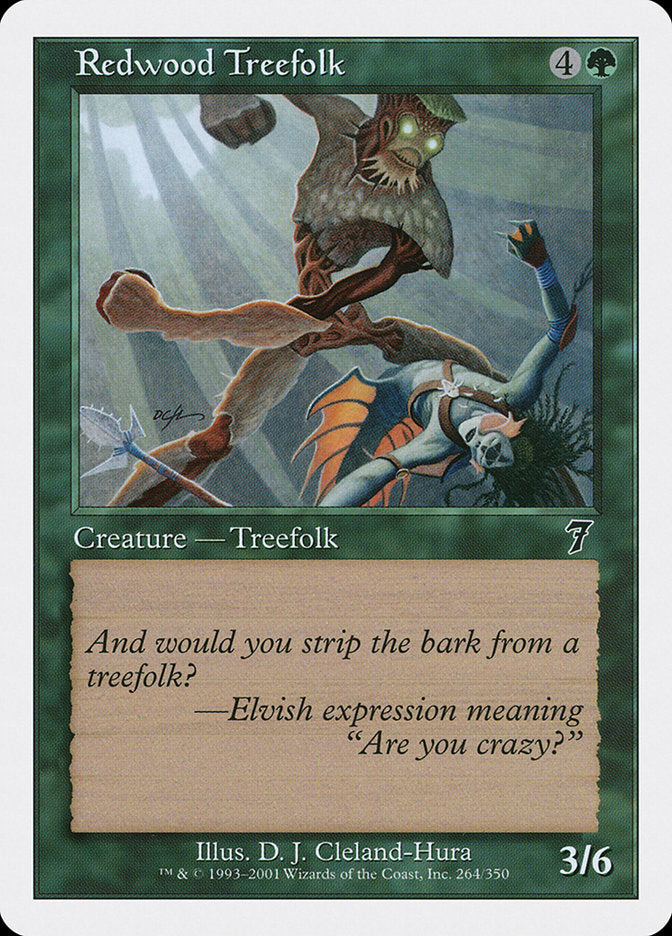 {C} Redwood Treefolk [Seventh Edition][7ED 264]