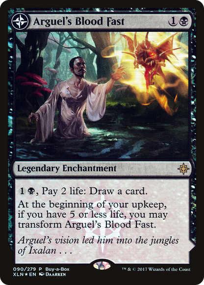 {R} Arguel's Blood Fast // Temple of Aclazotz (Buy-A-Box) [Ixalan Treasure Chest][PA PXTC 090] - Misty Mountain Games
