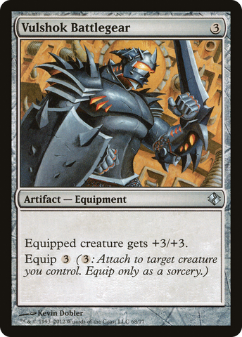 {C} Vulshok Battlegear [Duel Decks: Venser vs. Koth][DDI 068]