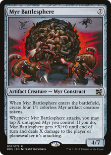 {R} Myr Battlesphere [Duel Decks: Elves vs. Inventors][DDU 057] - Misty Mountain Games