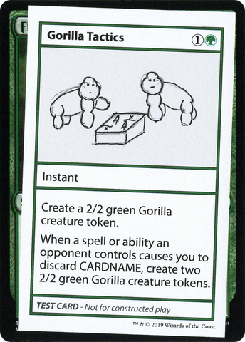 {R} Gorilla Tactics (2021 Edition) [Mystery Booster Playtest Cards][CMB1 076]