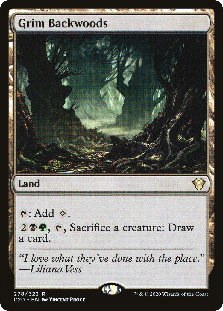 {R} Grim Backwoods [Commander 2020][C20 278]