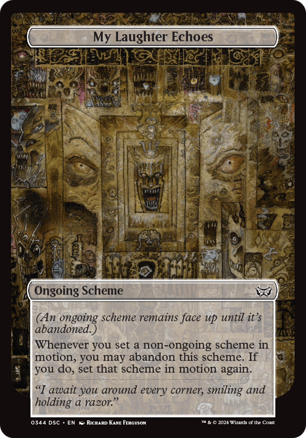 {C} My Laughter Echoes (Full Art) [Duskmourn: House of Horror Commander][DSC 344]