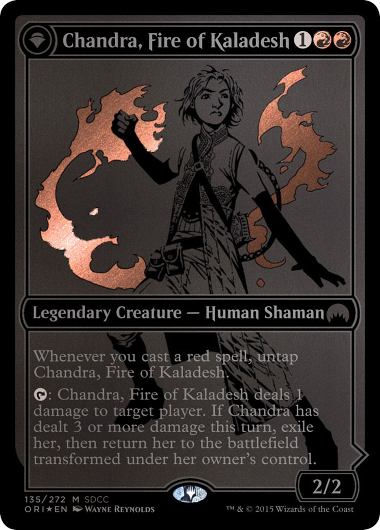 {R} Chandra, Fire of Kaladesh // Chandra, Roaring Flame [San Diego Comic-Con 2015][PA SD15 135]