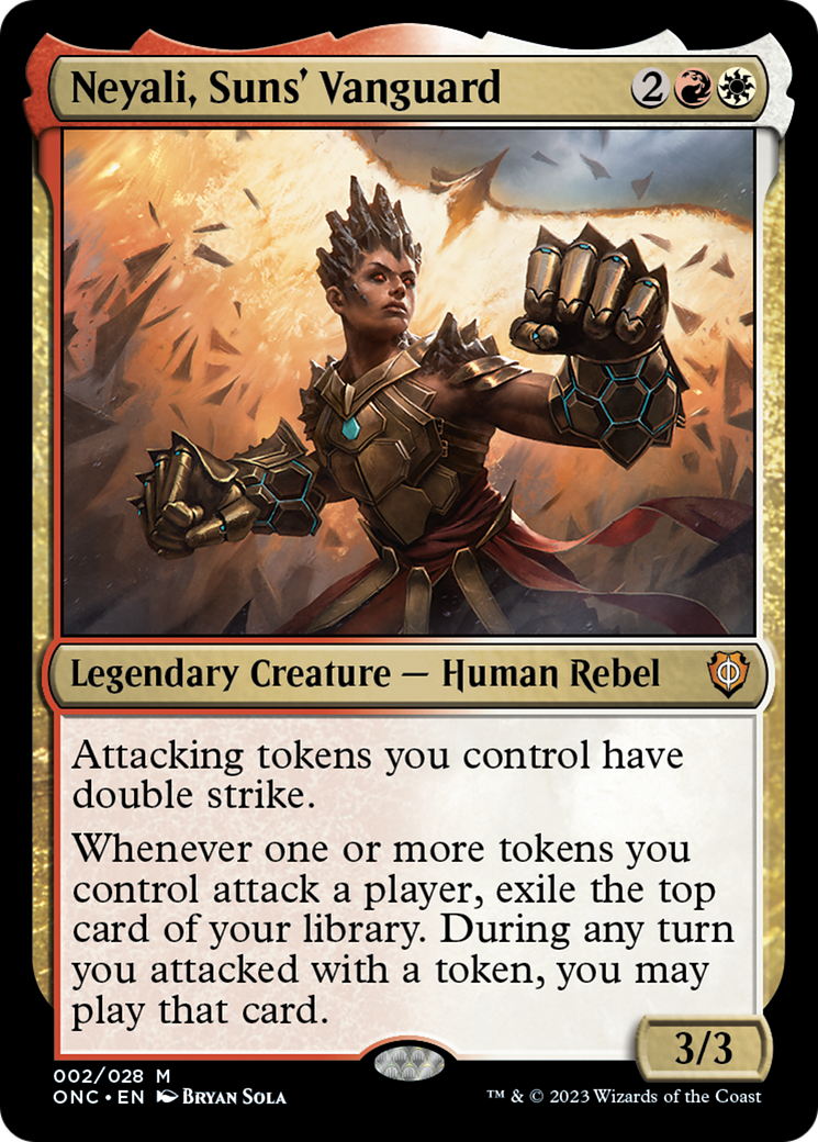 {R} Neyali, Suns' Vanguard [Phyrexia: All Will Be One Commander][ONC 002]